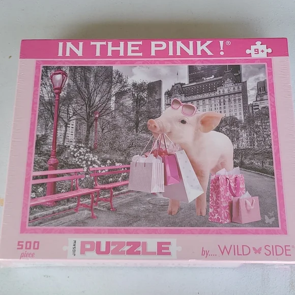 In the pink jigsaw puzzle - Picture 1 of 6